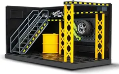 MORY TRADE MORYTRADE 模型用ガレージ 1/12スケール バイク ミニカー ディスプレイ 卓上展示 (24cm幅,  1:12)