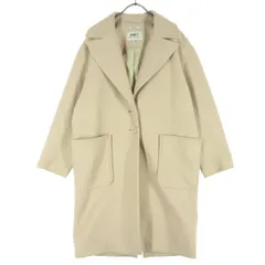 niko and... ニコアンド Woolly Tec 長袖 チェスターコート M ベージュ レディース 古着