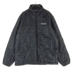 美品 kaepa ケイパ 長袖 中綿ジャケット LL ブラック メンズ 古着