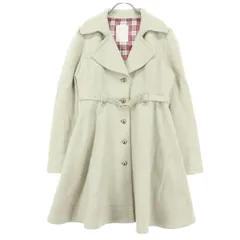 美品 WILLSELECTION ウィルセレクション 長袖 ウールコート 1 ベージュ ベルト付 レディース 古着のサムネイル