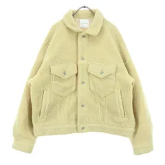 FREAK'S STORE フリークスストア 長袖 トラッカータイプ ボアジャケット S イエロー メンズ 古着