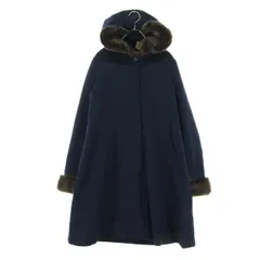 earth music&ecology アースミュージックアンドエコロジー 長袖 ファーコート M ブラック レディース 古着