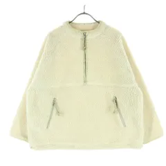 BEAMS BOY ビームスボーイ 長袖 プルオーバー ボアジャケット アイボリー レディース 古着