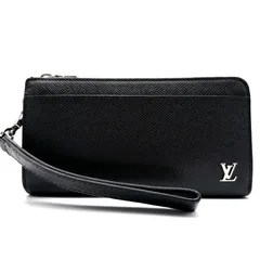 極美品 RFIDモデル LOUIS VUITTON ルイヴィトン ジッピードラゴンヌ タイガ アルドワーズ M69409 長財布 オーガナイザー メンズ レザー 本革 大容量 多収納 ビジネス