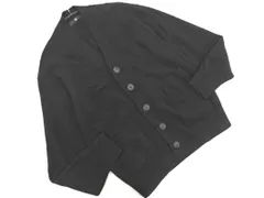 UNIQLO +J ユニクロ ジルサンダー ウール100% Vネック カーディガン sizeS/黒 ◇■ メンズ