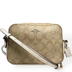 極美品 COACH コーチ ショルダーバッグ カメラバッグ 斜め掛け PVC