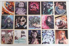15枚セット 鬼滅の刃 特別放送版 2025 提供イラスト複製ミニ色紙 ufotable WEBSHOPくじ