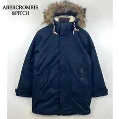 ABERCROMBIE&FITCH A&F Fur hoodie down coat XS アバクロ ポリエステル ダウンコート ファーフード カジュアル