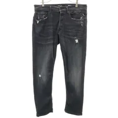 REPLAY リプレイ デニムパンツ w33 グレー系 ジーンズ メンズ 古着