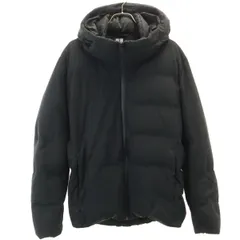 UNIQLO ユニクロ シームレス ダウンパーカー M ブラック 3Dカット メンズ 古着