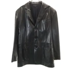 theory セオリー レザージャケット 38 ブラック メンズ 古着