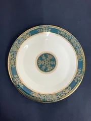 【4枚セット】ロイヤルドルトン カーライル 17.5cm ケーキ皿 パン皿 英国製 金彩