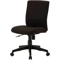 ナカバヤシデスクチェアファブリックチェアブラック87423