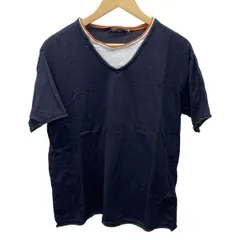 Paul Smith Collection(ポール スミス コレクション) 半袖Tシャツ サイズXL メンズ美品  - ダークネイビー×白×マルチ クルーネック