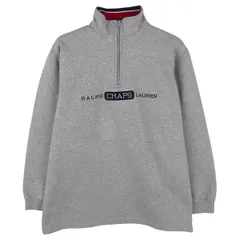 古着 ラルフローレン Ralph Lauren CHAPS チャップス ハーフジップスウェットシャツ トレーナー メンズS相当/eaa606046