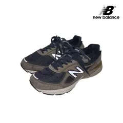 ニューバランス 990V4 ネイビー グレー スニーカー 270