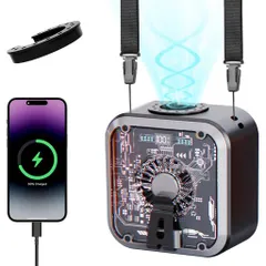 腰掛け扇風機携帯ベルトファン10000Mah大容量ウエストファン多機能腰掛け/首掛け/卓上/手持ち/LED緊急灯6~36小时工作強力5段階風量1段静音服の中に入れる扇風機冷風軽量屋外作業熱中症対策…