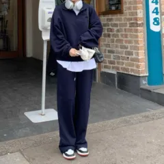 ネイビー トレーニングウェア セット レディース フリーサイズ