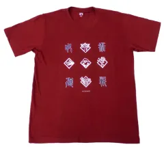 【中古】衣類 呪術廻戦＆ロゴ UTグラフィックTシャツ(半袖・レギュラーフィット) レッド メンズXLサイズ 「呪術廻戦×ユニクロ」