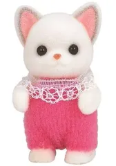 【中古】おもちゃ チワワの赤ちゃん(服：ピンク) 「シルバニアファミリー」