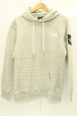 【中古】 THE NORTH FACE メンズパーカー S Square Logo Hoodie THE NORTH FACE S ライトグレー ロゴ