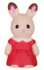 【中古】おもちゃ ショコラウサギの女の子(フレア) 「シルバニアファミリー フィギュアコレクション3」