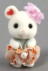 【中古】おもちゃ マシュマロネズミの小さい赤ちゃん 「シルバニアファミリー どきどきコレクション -赤ちゃんゆめいろマリン-」 オンラインショップ＆関連施設限定