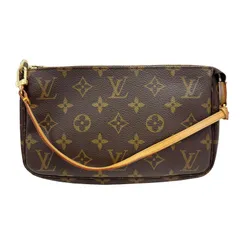 【中古】LOUIS VUITTON ルイ ヴィトン ポシェット・アクセソワール M40712 AR0050 ショルダーバッグ ポーチ アクセサリーポーチ モノグラム ブラウン レディース お洒落 人気 お出掛け 肩掛け 【ブランドギャラリー東心斎橋店】