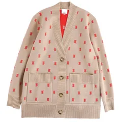 極美品 バーバリー BURBERRY カーディガン ニット ウール カシミヤ 総