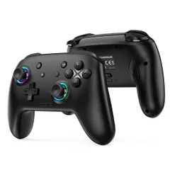 Switch2コントローラーTomistan【新登場-Switch1/2代対応】スイッチ2/1コントローラーSwitch2プロコンTURBO連射機能マクロ機能TMR電磁式ドリフト防止六軸体感ホールレバー&トリガ