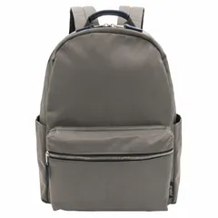 【新品・正規品】anello GRANDE リュック グレー A4対応 PC収納13.3インチ 撥水 軽量 自立 通勤 通学 在庫一掃