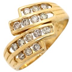 18k 18金　ダイヤモンド0.21cts リング　10号　ジュエリーマキ 18k 18金 ダイヤモンド0.21cts リング 10号 ジュエリーマキ - メルカリ
