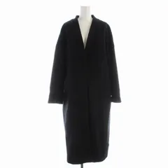 ジャーナルスタンダード JOURNAL STANDARD ノーカラーコート ロング M 紺 ネイビー 17020400901030 /EE