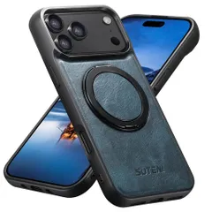 JCGOODiPhone17ProMaxケースMagSafe対応背面隠し収納式リング付きスタンド機能360度回転横縦両角度調整落下防止いphone17promaxケースワイヤレス充電対応車載ホルダーアイフォン17プロ