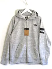 【210490】タグ付/Square Logo Full Zip THE NORTH FACE ザ ノースフェイス  スクエアロゴフルジップ パーカー メンズ  ・XXL NT12037 杢グレー