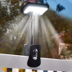 センサーライト屋外ソーラー人感クリップソーラーライト防水92LED3つ知能モード縦横2WAY設置USB充電可電気代0省エネIP65防水防塵自動点灯設置簡単クリップ式/庭/柵/ガーデンライト地震/停…