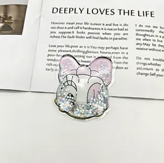 水シール ウォーター 1枚入 ぷっくり しずくちゃん シャカシャカ 3D 立体 流れ砂 グリッター エンボスステッカー シール手帳用 装飾 DIY クリエイティブ 個性的 かわいい ギフト