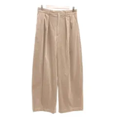 ジャーナルスタンダードレサージュ journal standard L'essage コーデュロイパンツ スラックス タック ベージュ /AE