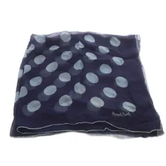 マーガレットハウエル MARGARET HOWELL スカーフ シアー ドット シルク ネイビー /YO15