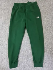 正規品 NIKE フリース 起毛 ジョガー パンツ グリーン
