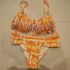 水着　ROXY　ビキニ　セパレート  オレンジ