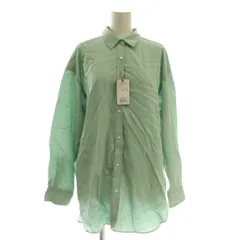 アーバンリサーチ ドアーズ URBAN RESEARCH DOORS シャツ ブラウス 長袖 M ミント /AQ ■OS