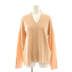 ベイジ BEIGE Vネックニット セーター 長袖 ウール 4 ピンク /KO ■OS