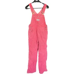 Z1708OshKosh（オシュコシュ）ピンク色 コーデュロイ オーバーオール オールインワン ロングパンツ