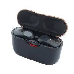 ソニー SONY ワイヤレス ノイズキャンセリング ステレオ ヘッドセット イヤホン ロゴ オーディオ 動作確認済 黒 ブラック WF-1000XM3 ■GY11 /MQ