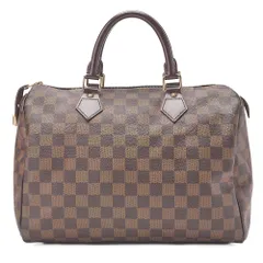 LOUIS VUITTON ルイヴィトン ダミエ スピーディー30 ハンドバッグ N41531 ブラウン （ゴールド金具）【中古】【送料無料】
