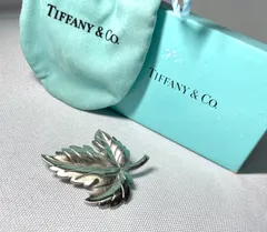 美品✨ティファニー　リボン　ピンブローチ　シルバー　Knot ヴィンテージ ティファニー ノット ピンブローチ（スターリングシルバー×14金）を