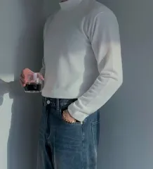 起毛 ハイネック 2色 Lサイズ