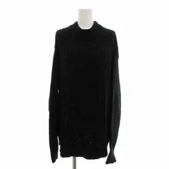 m.f.editorial 美品 セーター ニット プルオーバー XL 黒 ブラック /UO