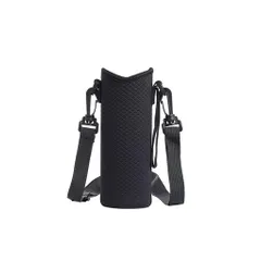 保温・保冷両用水筒カバーサーモス水筒対応ストラップ付き子供用も可衝撃防止洗える魔法瓶・ペットボトル用伸縮性素材サーモス用携帯ボトルスリーブ調整可能手持ちクロスボディ仕事…